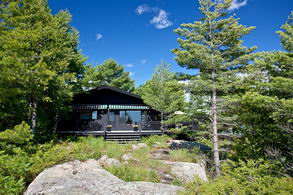 Entrance to Main Cottage - Country homes for sale and luxury real estate including horse farms and property in the Caledon and King City areas near Toronto